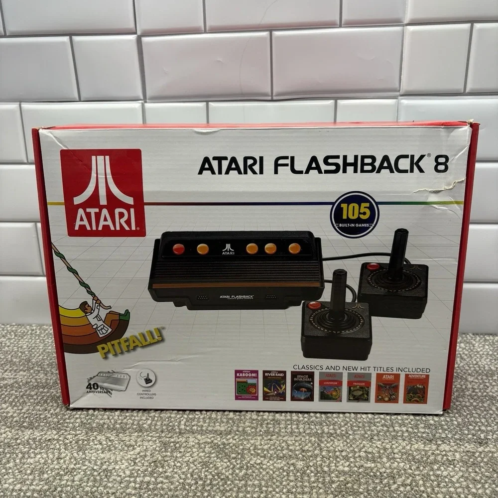 Atari Flashback 8 Console 105 Built In Games Open Box Retro Fun